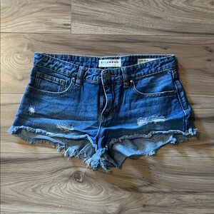 Bullhead Distressed Blue Jean Shorts
